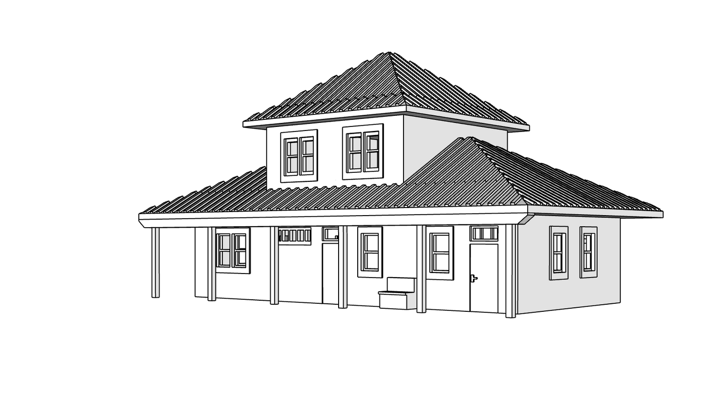 00044 - N Scale Model Kit - Harper Depot
