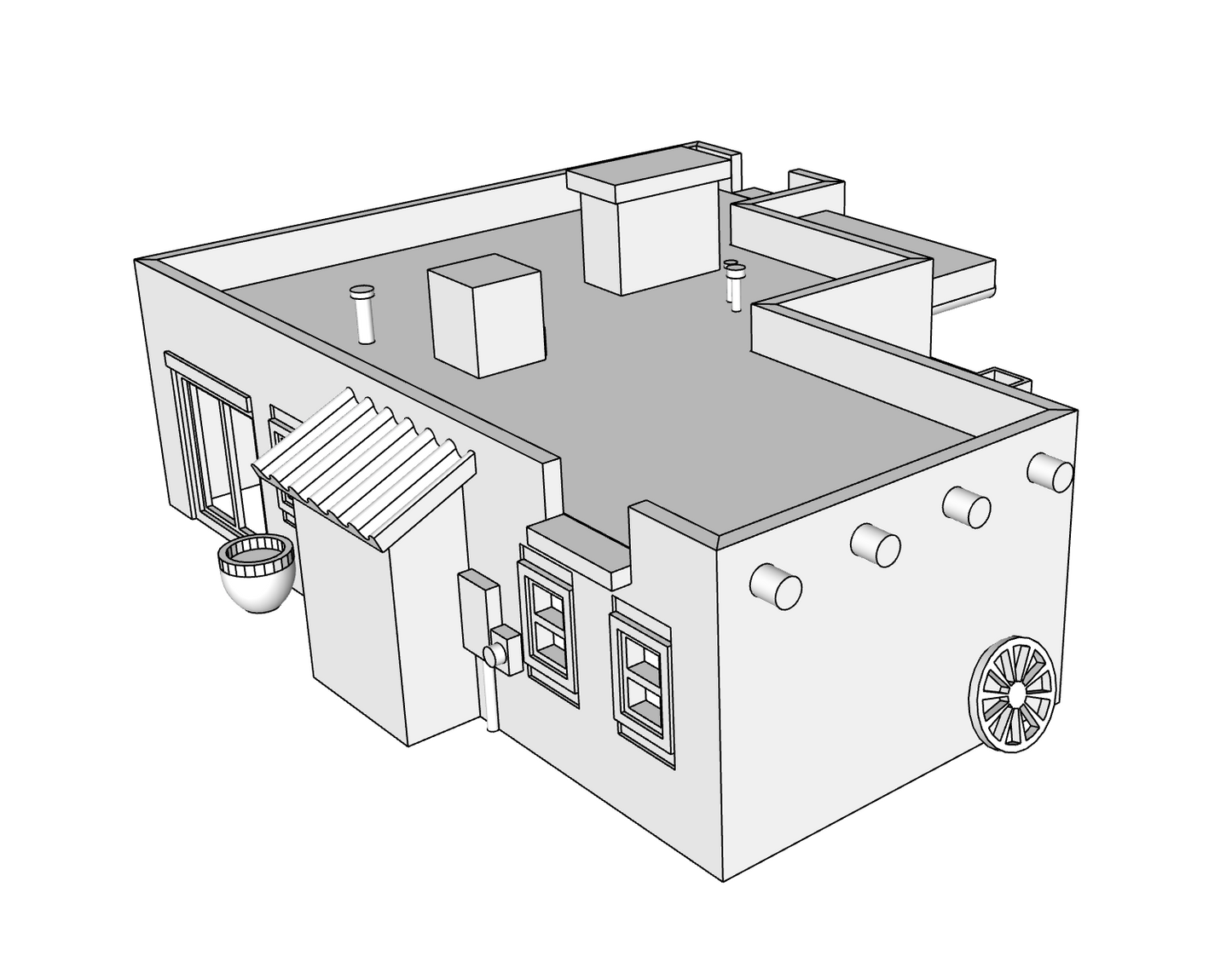 00053 - N Scale Model Kit - La Paloma