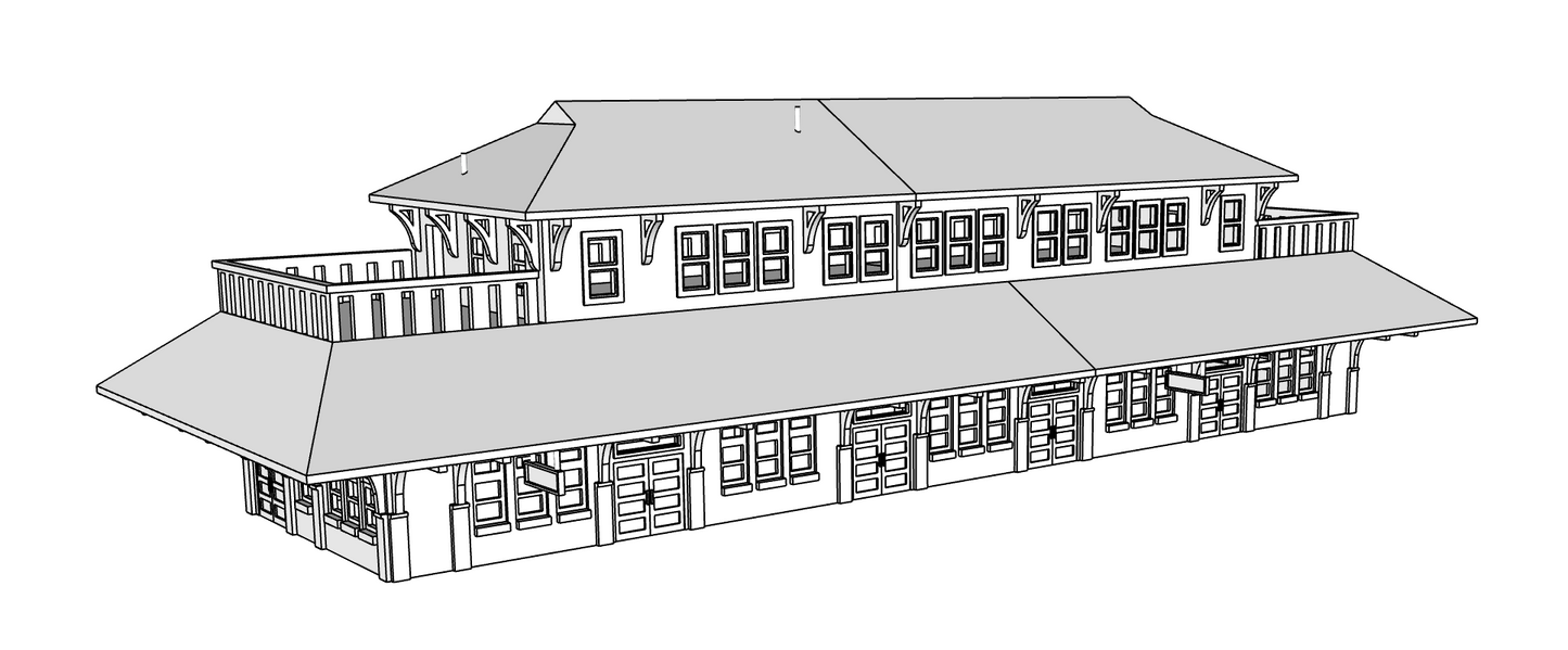 00045 - N Scale Model Kit - Clifton Station