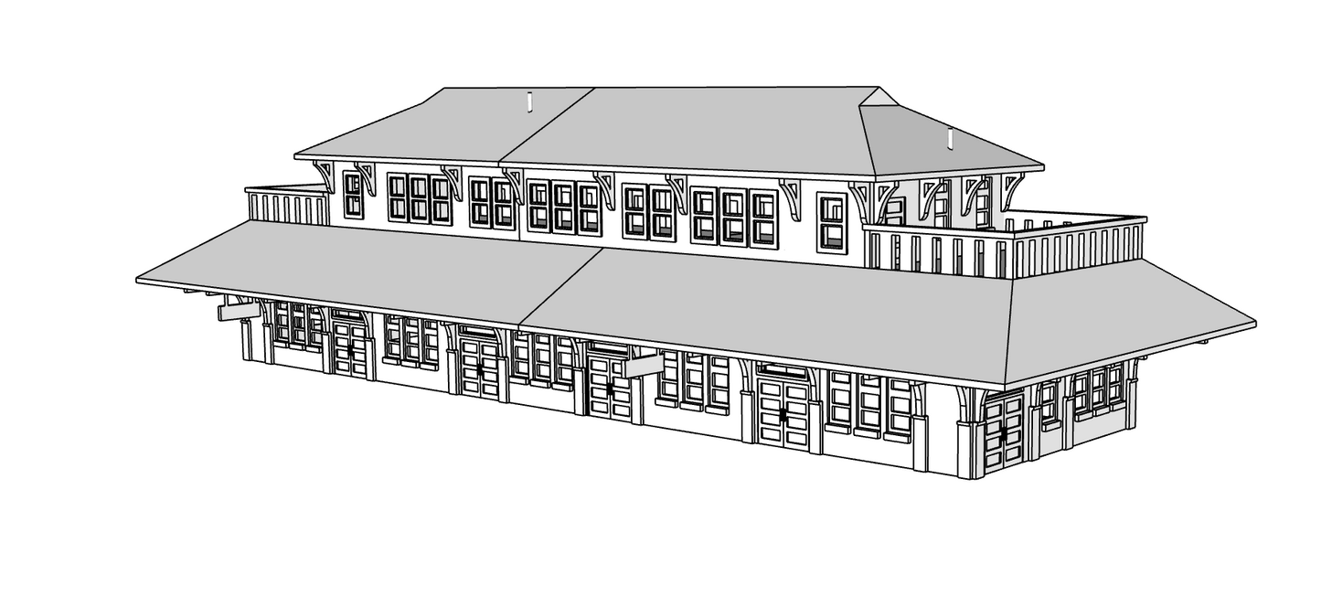 00045 - N Scale Model Kit - Clifton Station
