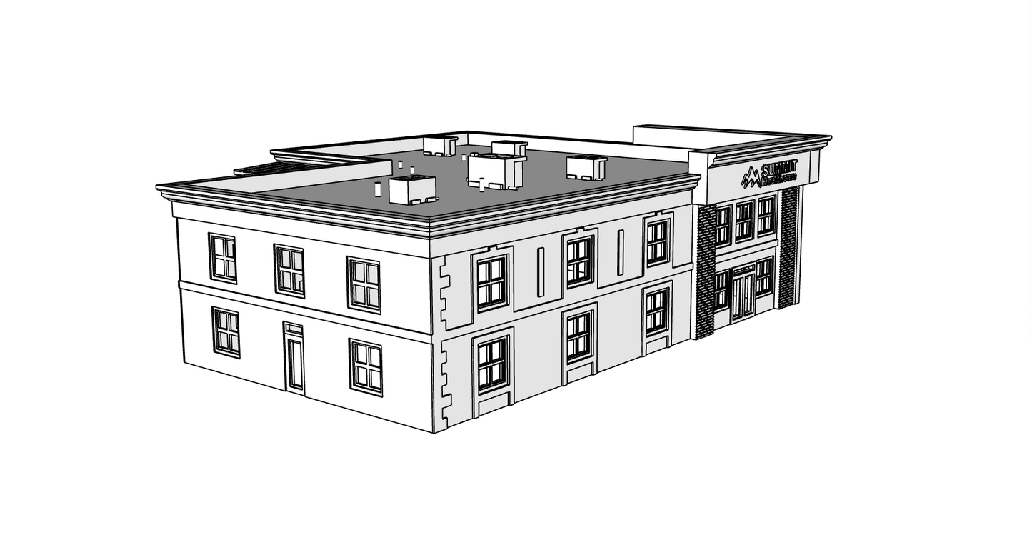 00061 - N Scale Model Kit - Summit Healthcare