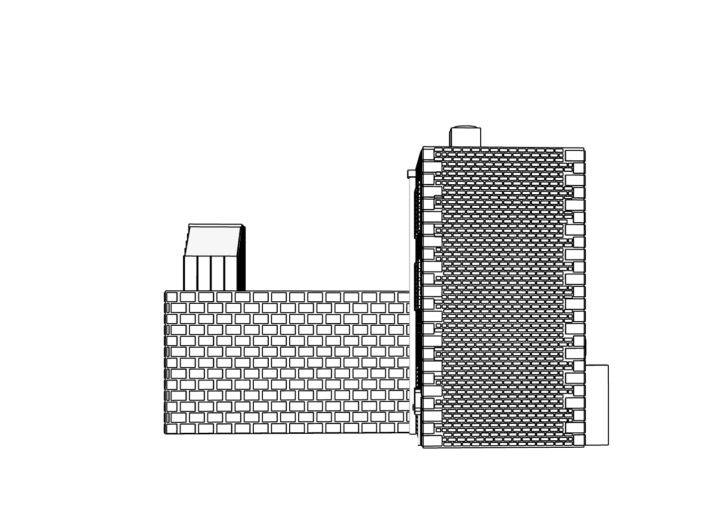 00062 - N Scale Model Kit - Iron Helm Fire Station