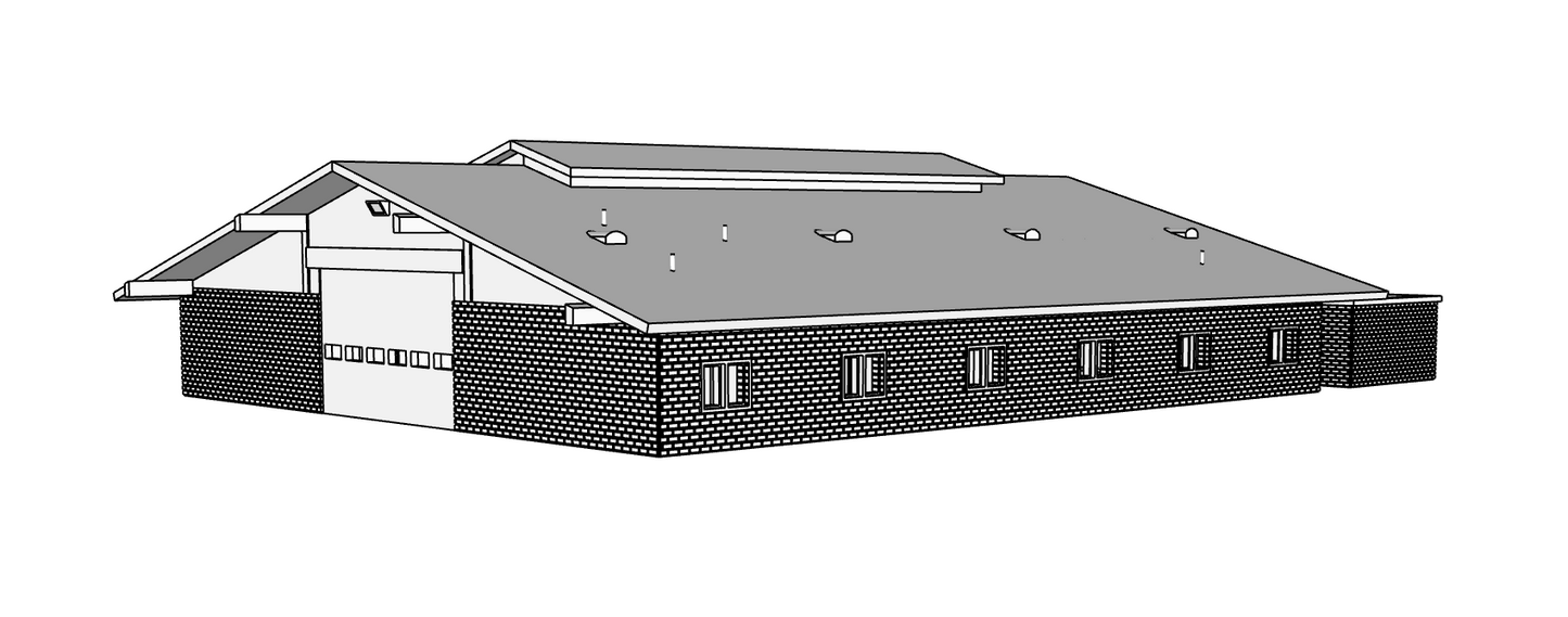 00065 - N Scale Model Kit - Fire Station 127