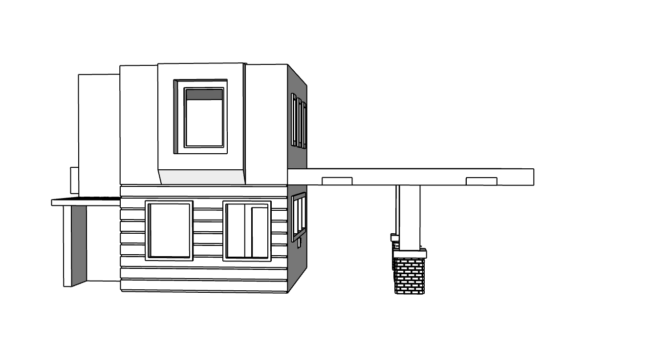 00066 - N Scale Model - Solid Pre Built - Bank of the Rockies