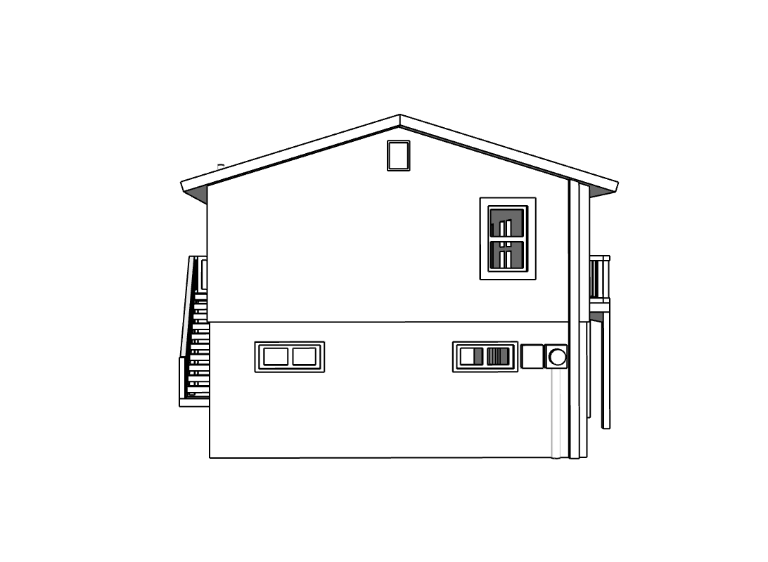 00074 - N Scale Model Kit - Henderson Home