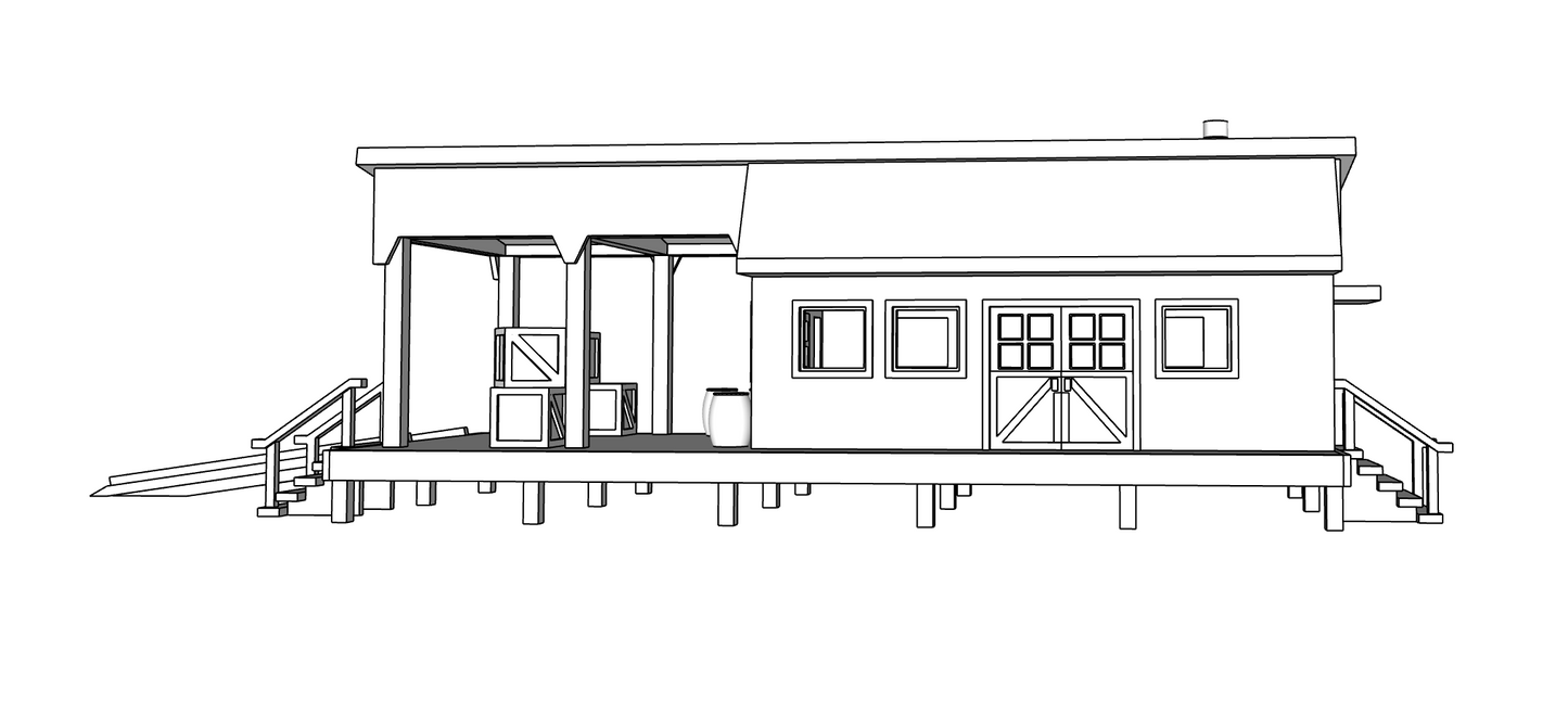 00075 - N Scale Model Kit - Keystone Freight and Storage
