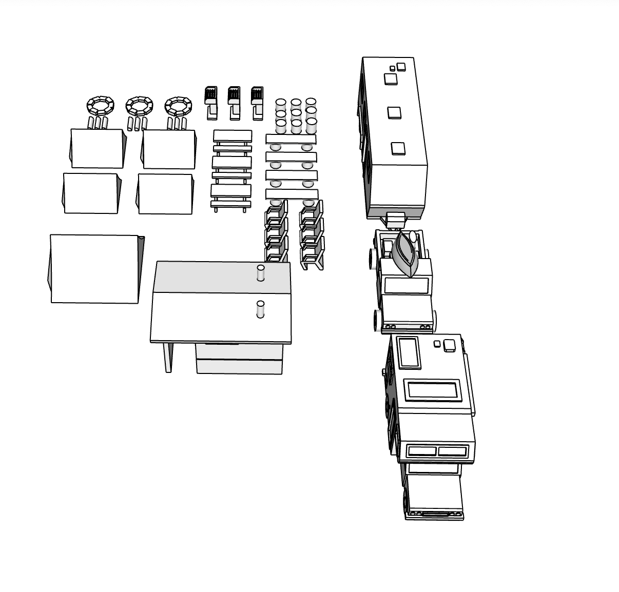 00060 - N Scale Model Kit - Camping Retreat Pack