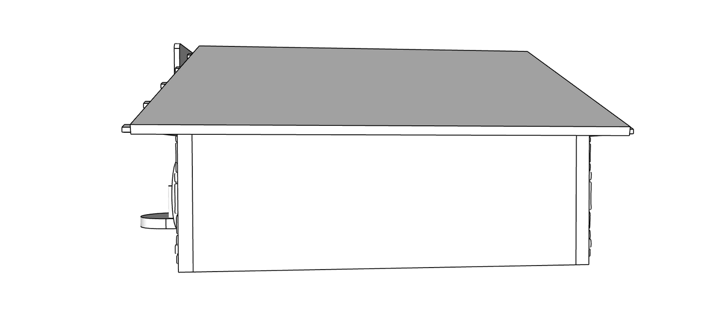 00078 - N Scale Model Kit - Park Entrance Building