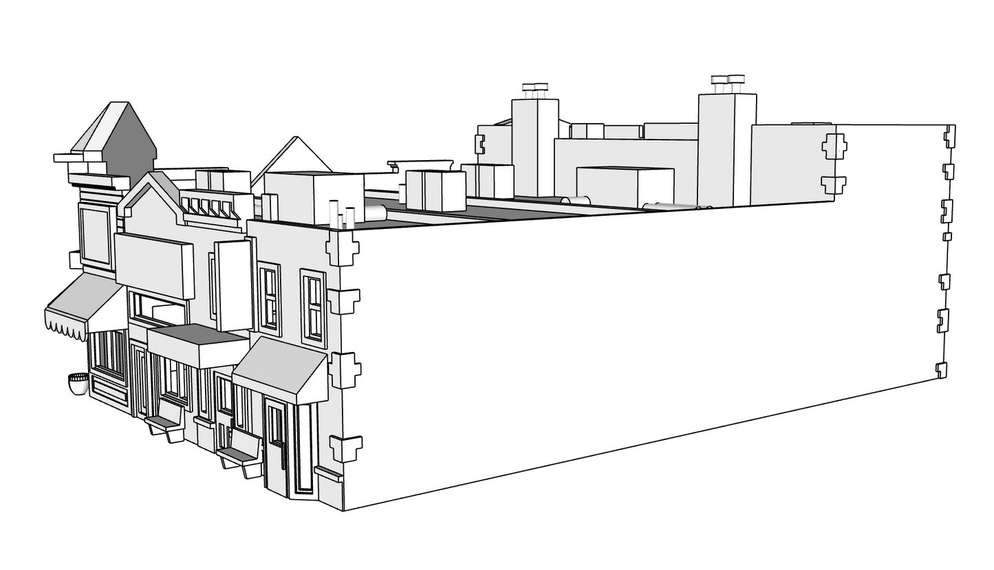 00082 - N Scale Model Kit - Gold Creek Shops - Right