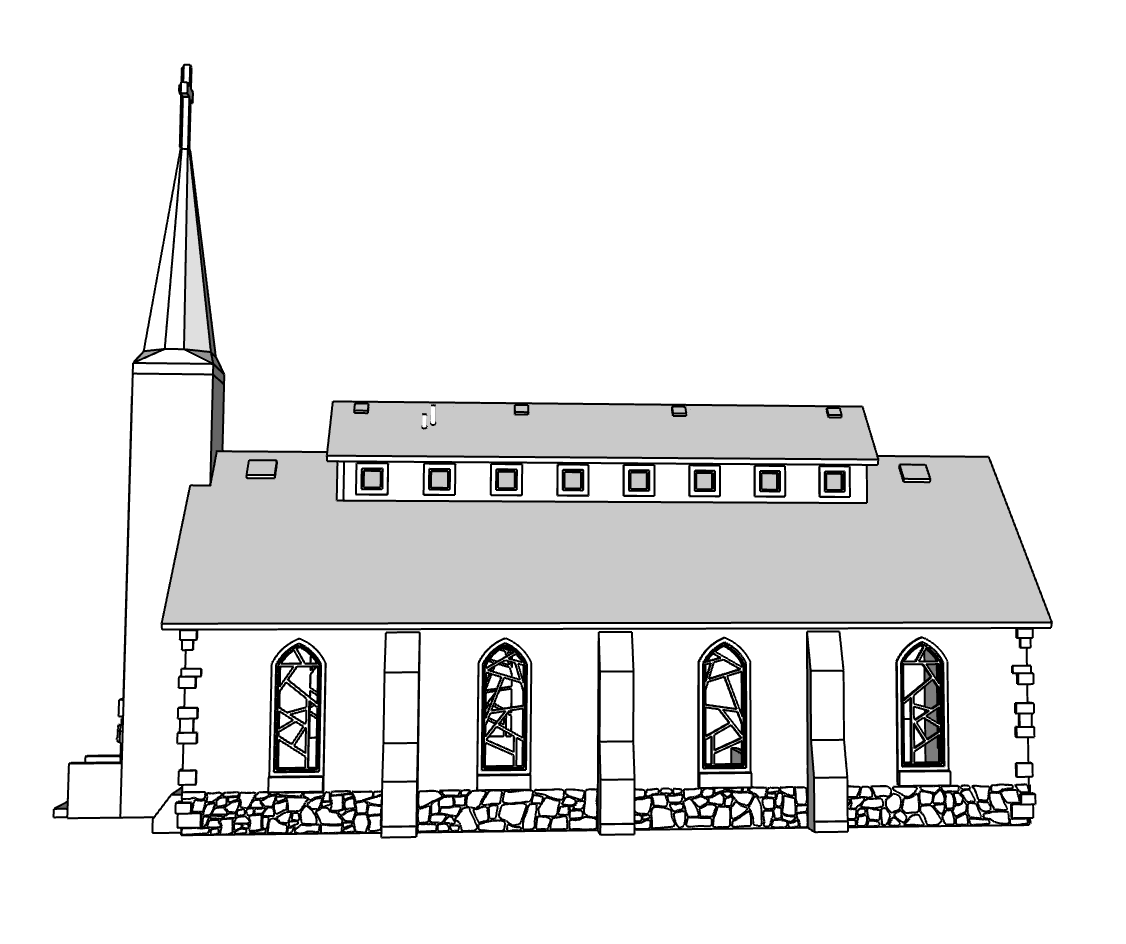 00086 - Cherry Ridge Chapel - N Scale Model Kit