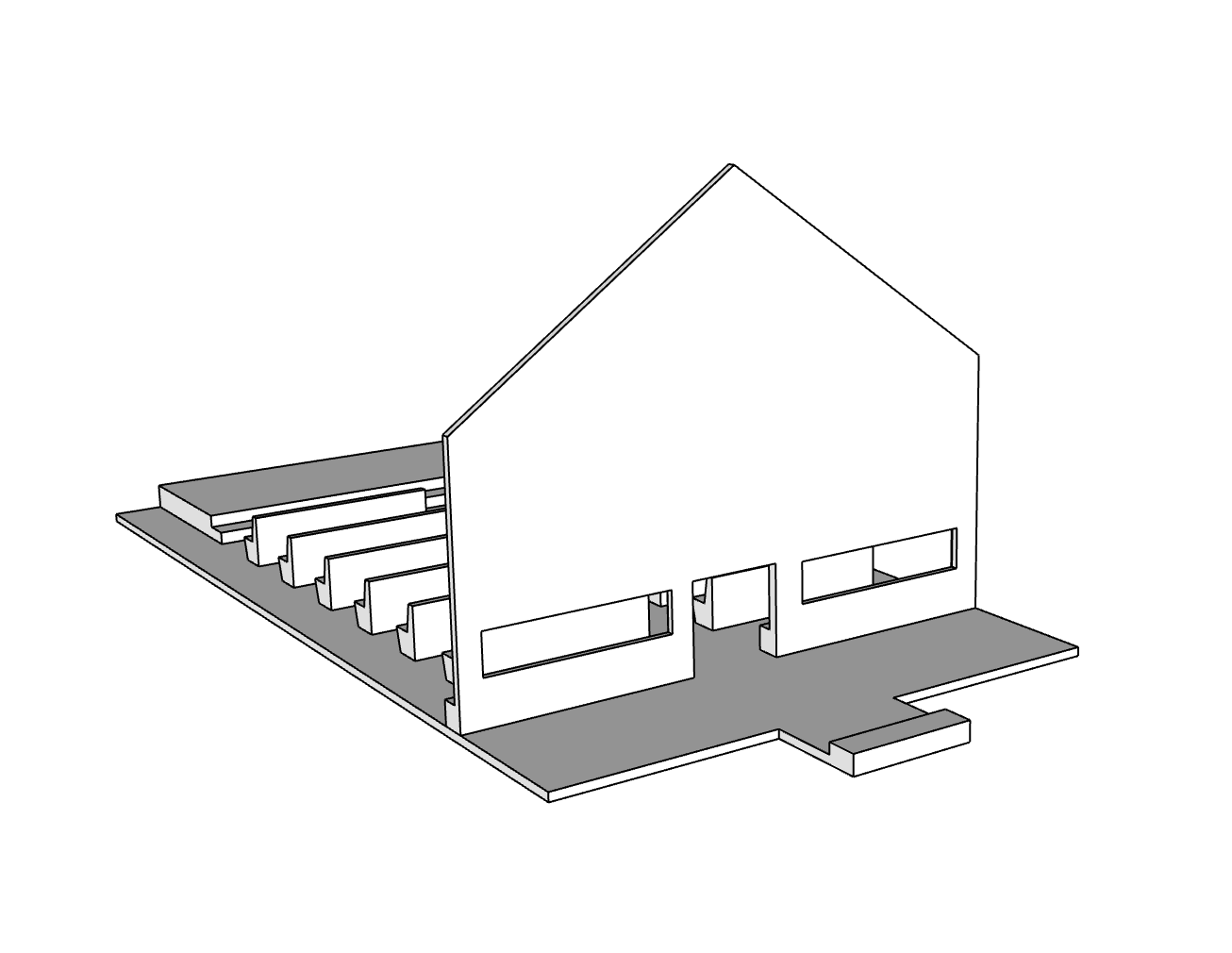 00086 - Cherry Ridge Chapel - N Scale Model Kit