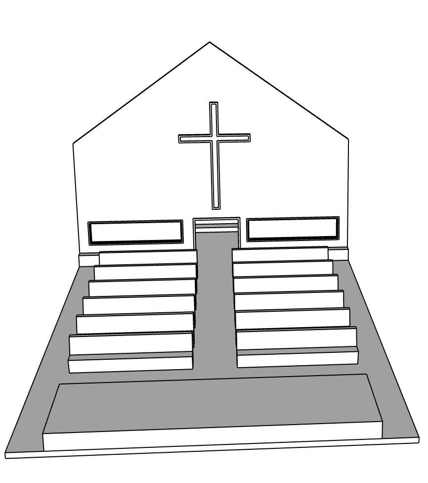 00086 - Cherry Ridge Chapel - N Scale Model Kit