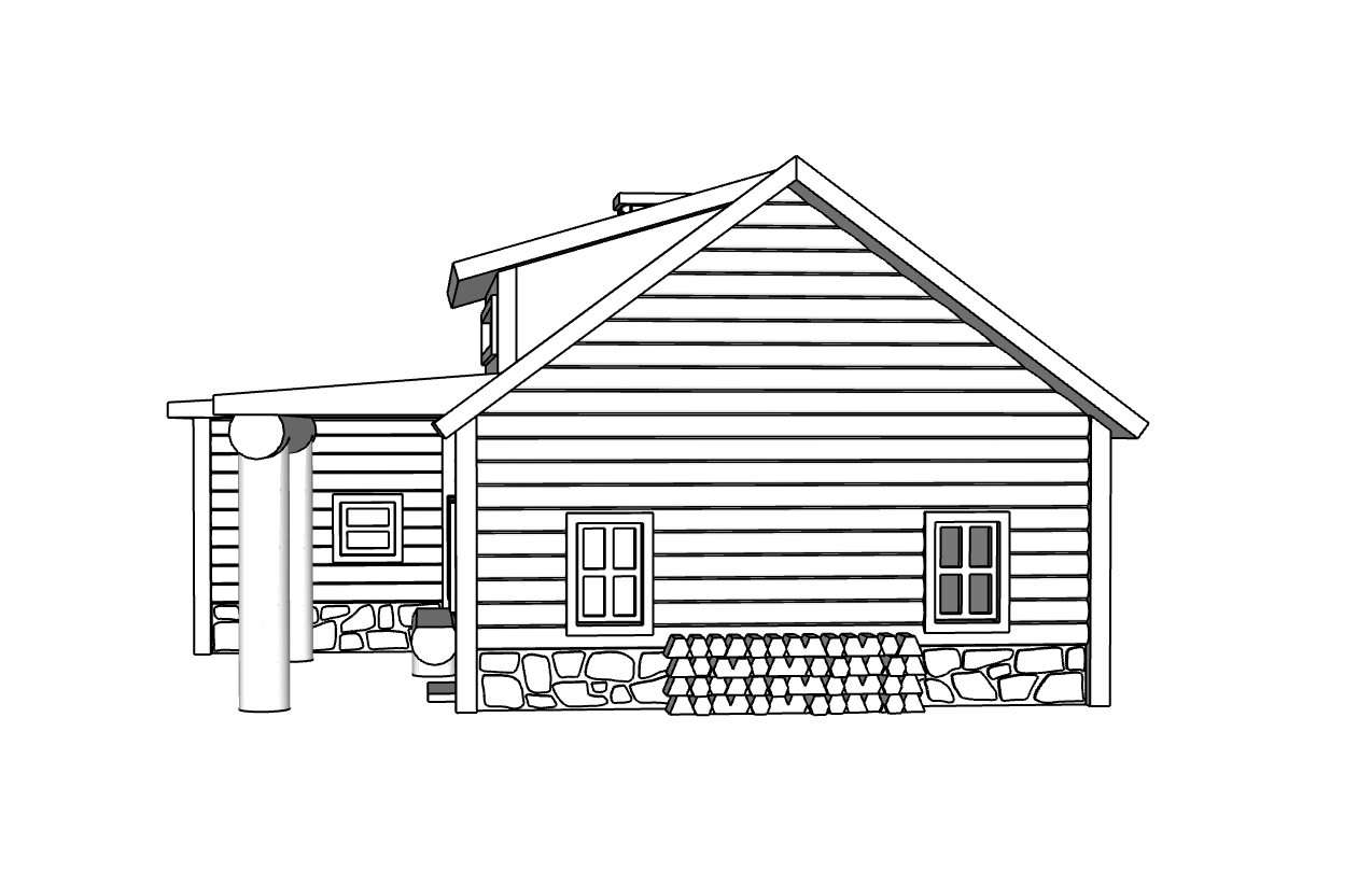 00087 - Bear Creek Lodge - N Scale Model Kit