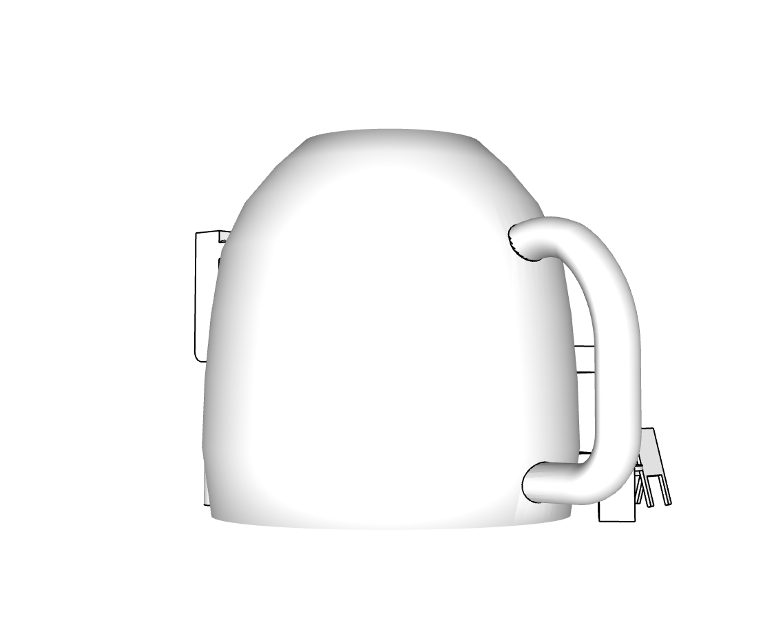 00096 - N Scale Model Kit - Coffee Mug Cafe