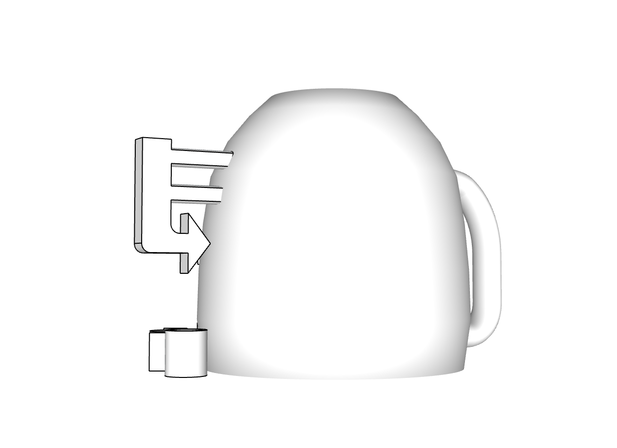 00096 - N Scale Model Kit - Coffee Mug Cafe