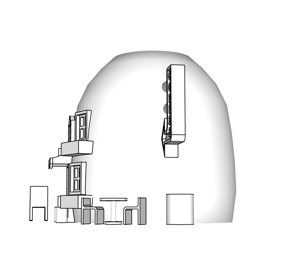 00096 - N Scale Model Kit - Coffee Mug Cafe