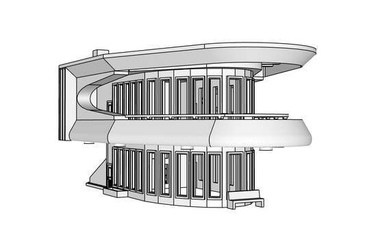 00097 - N Scale Model Kit - The Horizon Pod