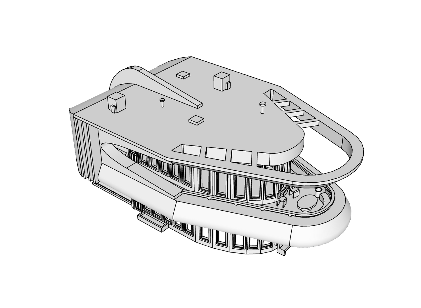 00097 - N Scale Model Kit - The Horizon Pod