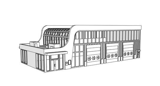 00099 - N Scale Model Kit - Aero Bay