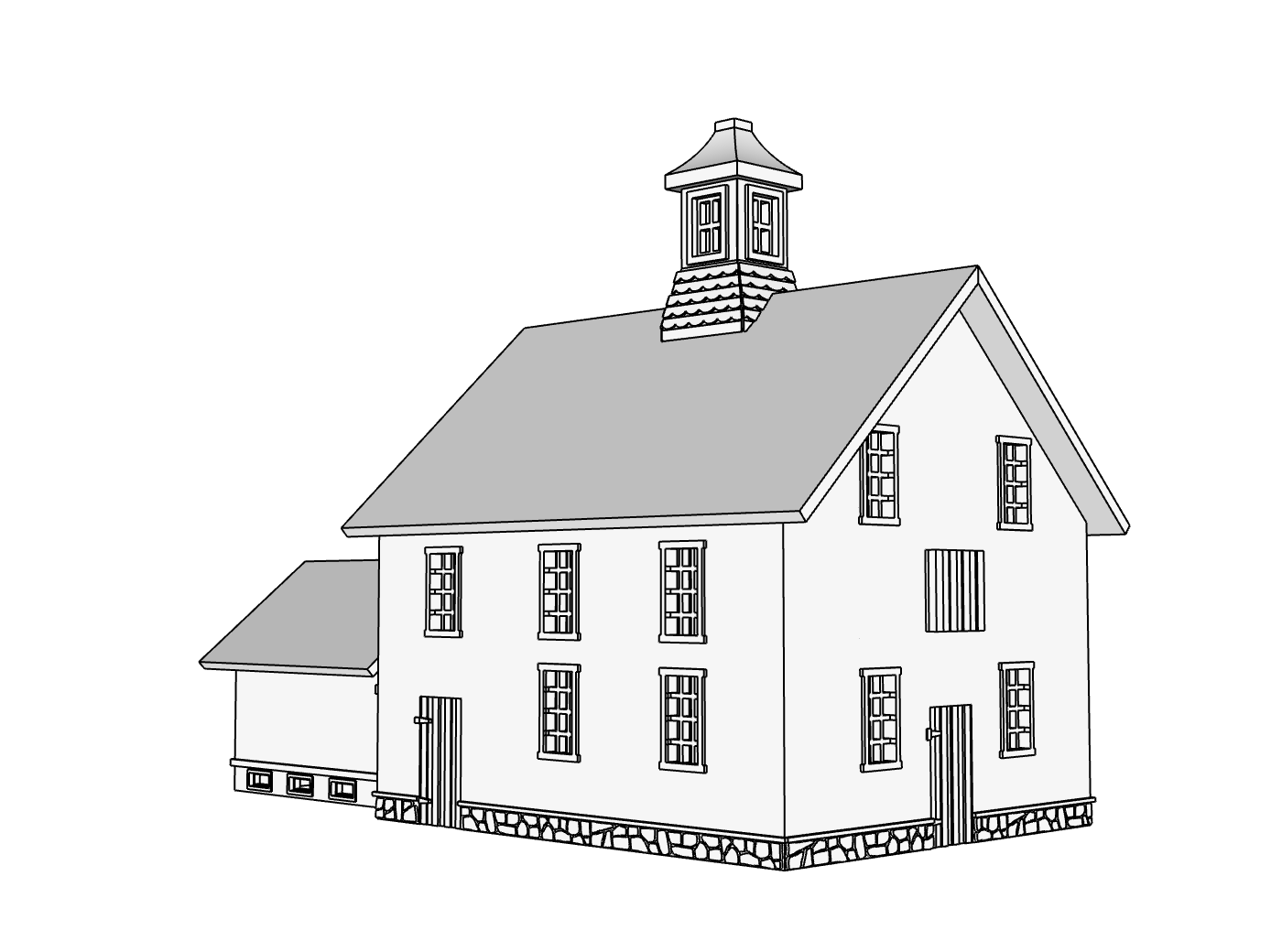 00098 - N Scale Model Kit - Timberline Barrel House