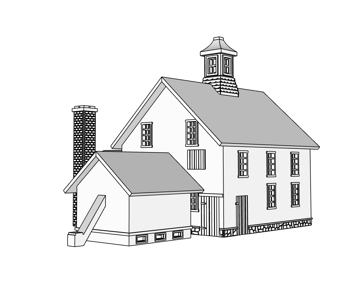 00098 - N Scale Model Kit - Timberline Barrel House