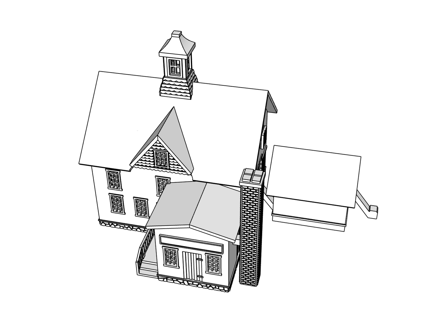 00098 - N Scale Model Kit - Timberline Barrel House
