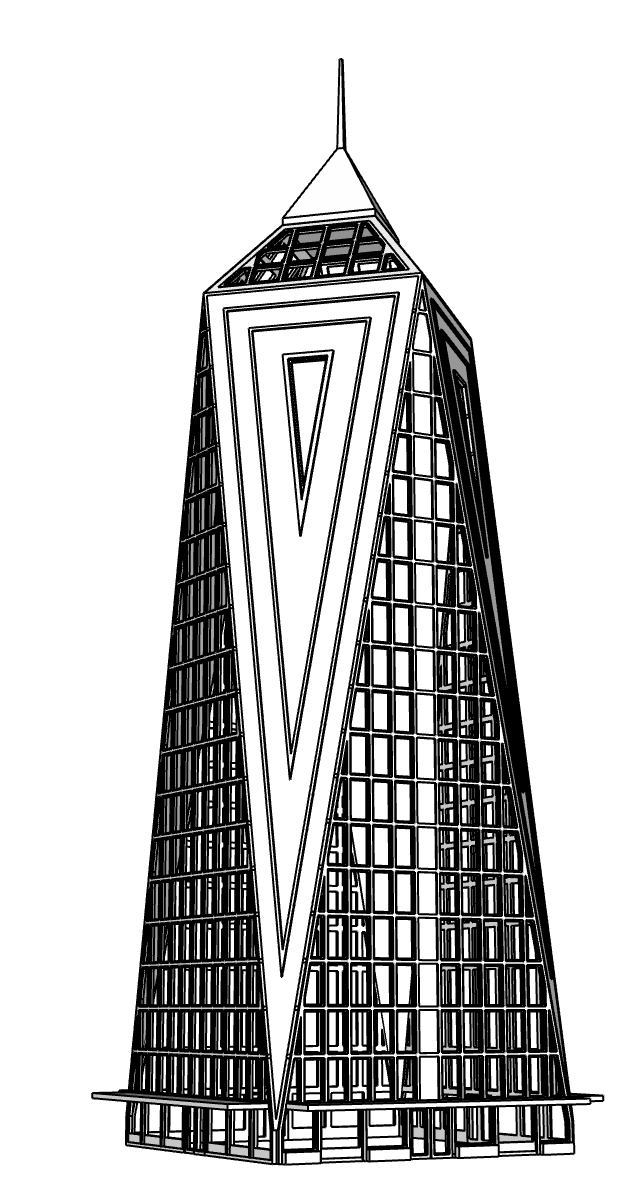 00102 - N Scale Model Kit - Nova Prism Center