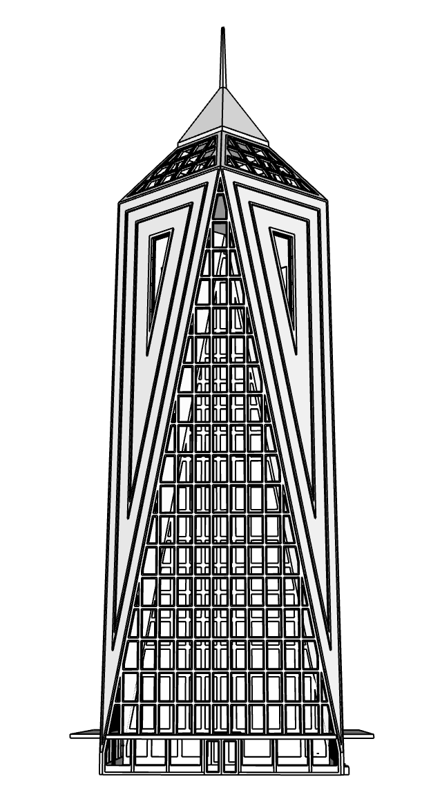 00102 - N Scale Model Kit - Nova Prism Center