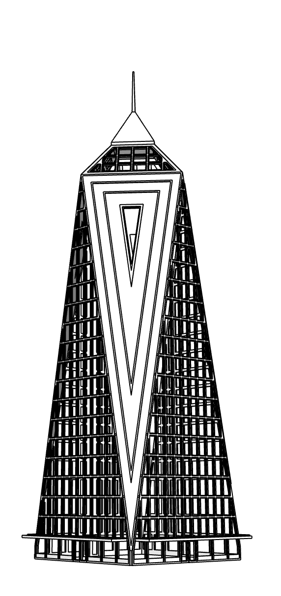 00102 - N Scale Model Kit - Nova Prism Center
