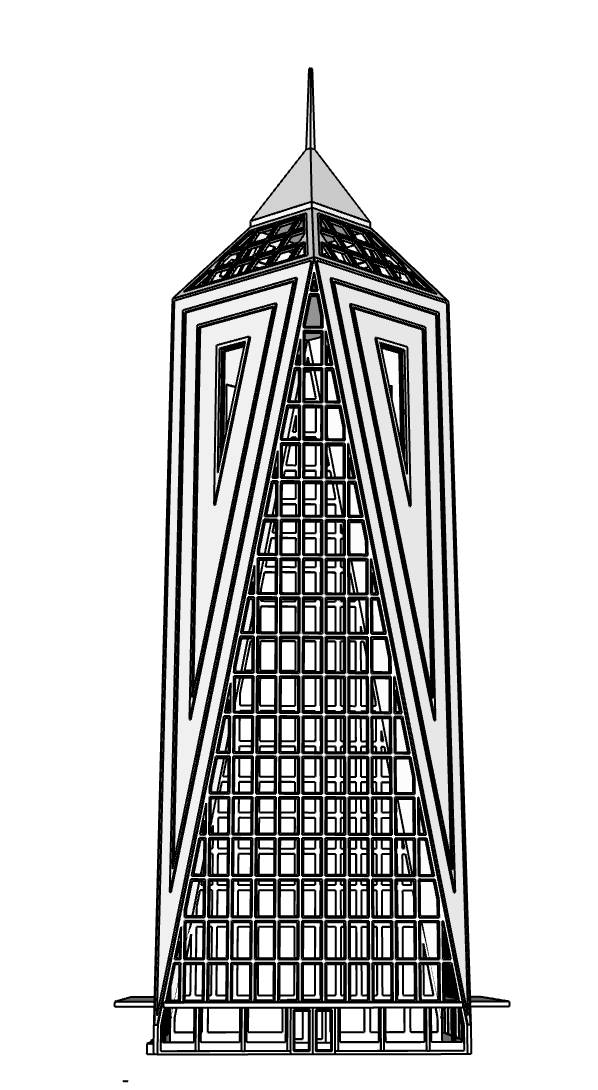 00102 - N Scale Model Kit - Nova Prism Center