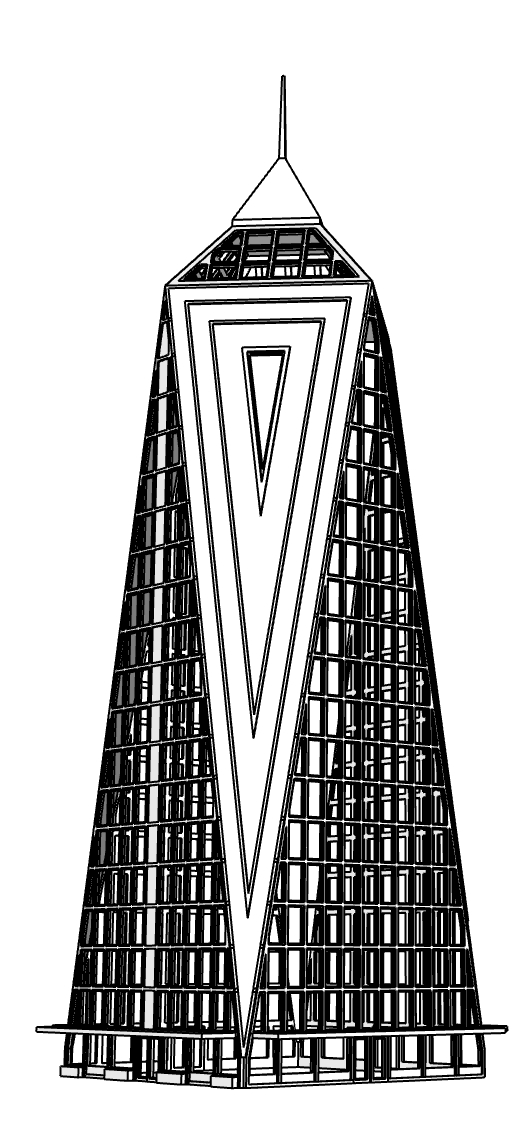00102 - N Scale Model Kit - Nova Prism Center