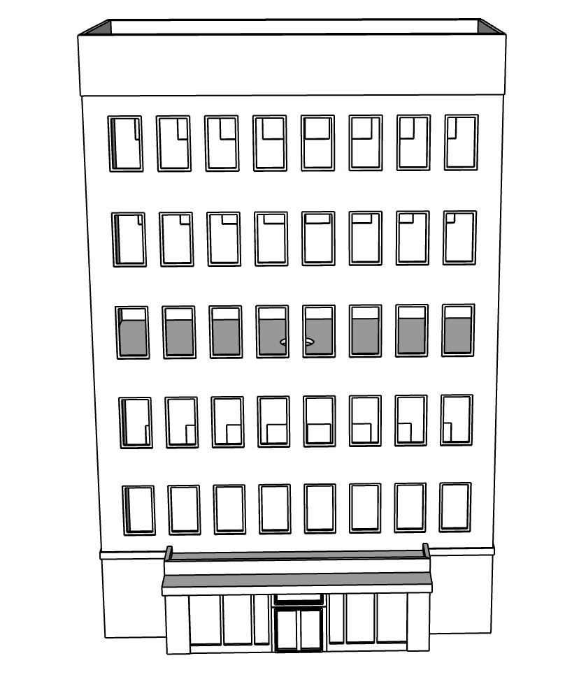 00010 - Towering Heights - N Scale Model Kit