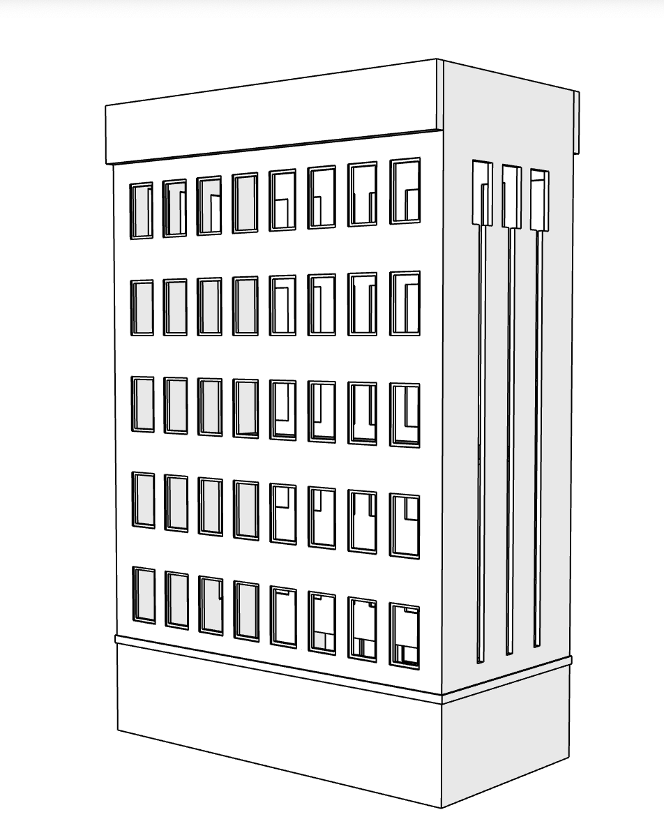 00010 - Towering Heights - N Scale Model Kit