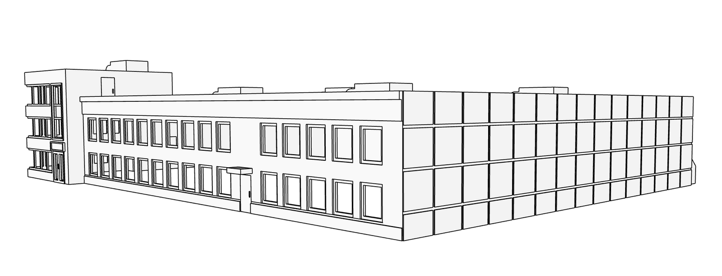 00106 - N Scale Model Kit - Eco Logistics Warehouse