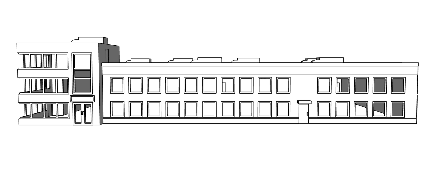 00106 - N Scale Model Kit - Eco Logistics Warehouse