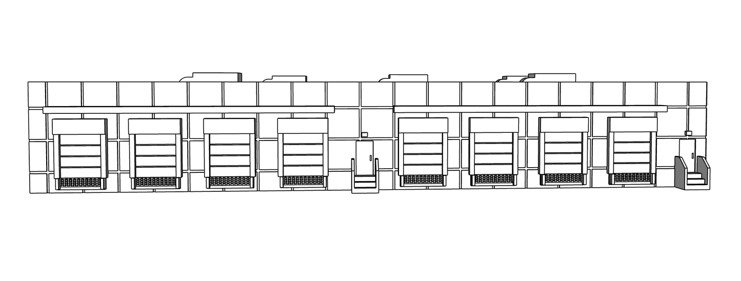 00106-1 - N Scale Model Kit - Eco Logistics Warehouse - Addition
