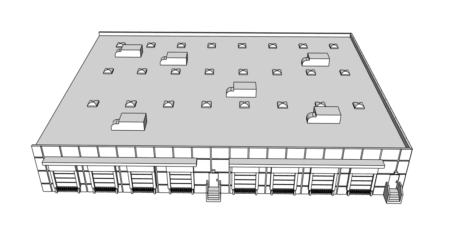 00106-1 - N Scale Model Kit - Eco Logistics Warehouse - Addition