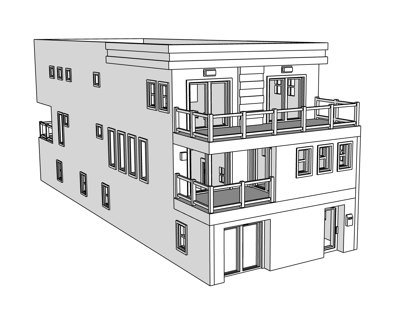 00110 - N Scale Model Kit - Mission Beach Rental 1