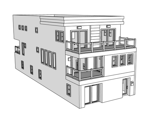 00110 - N Scale Model Kit - Mission Beach Rental 1