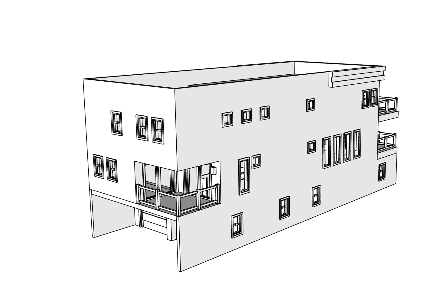 00110 - N Scale Model Kit - Mission Beach Rental 1