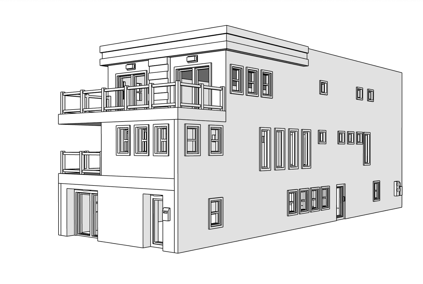 00110 - N Scale Model Kit - Mission Beach Rental 1