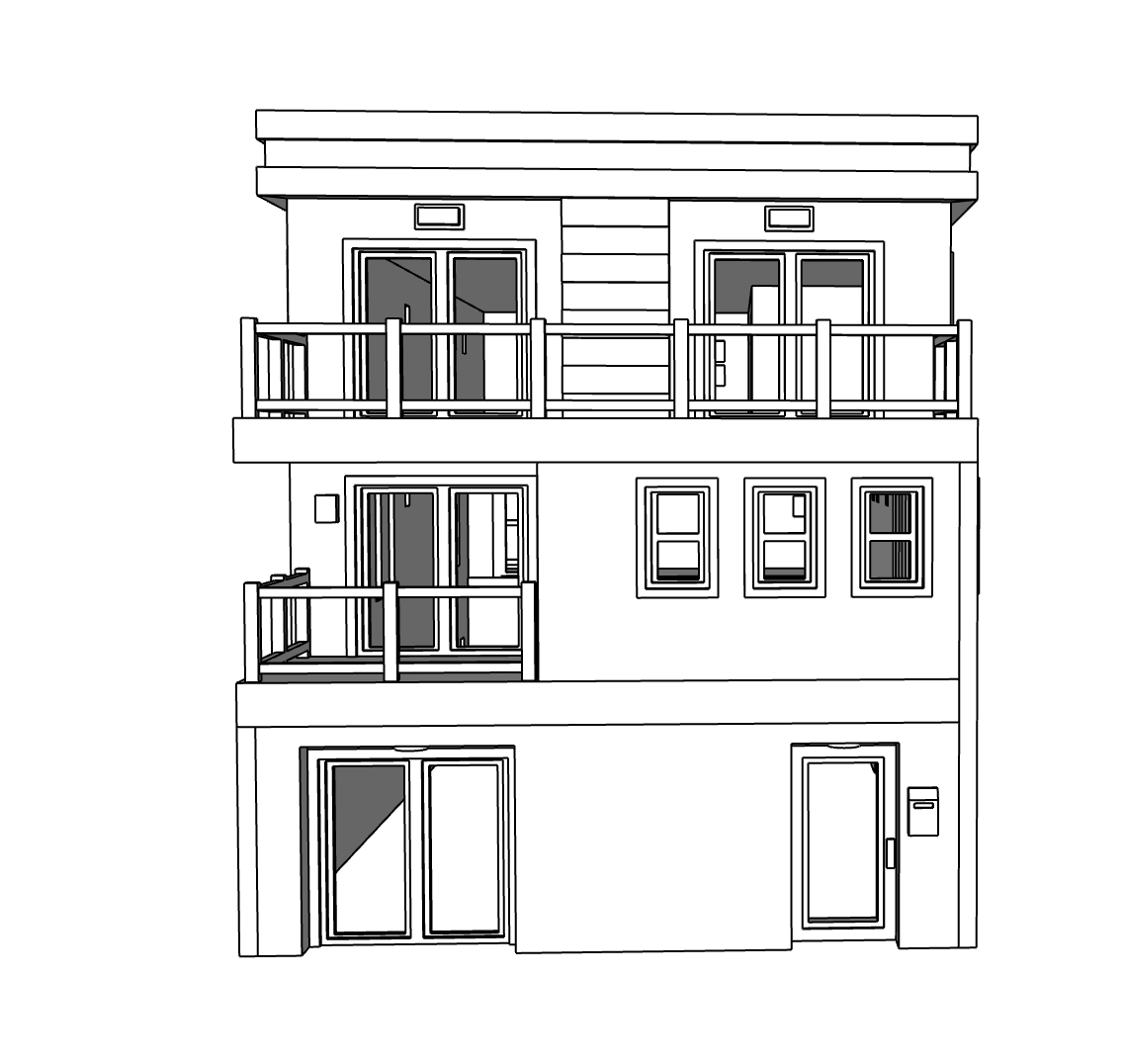 00110 - N Scale Model Kit - Mission Beach Rental 1