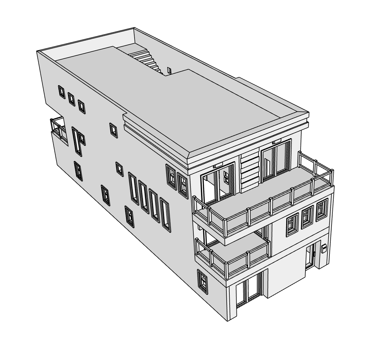 00110 - N Scale Model Kit - Mission Beach Rental 1