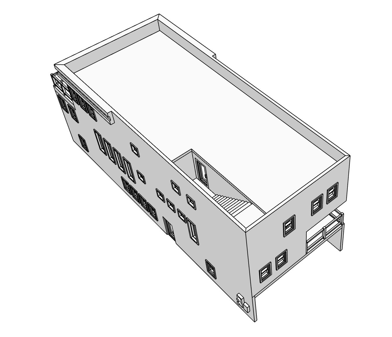 00110 - N Scale Model Kit - Mission Beach Rental 1