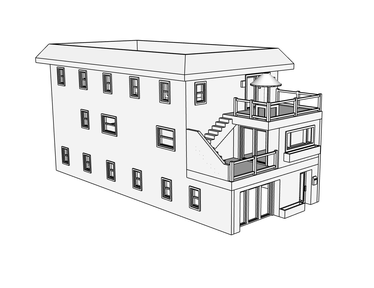 00112- N Scale Model Kit - Mission Beach Rental 3