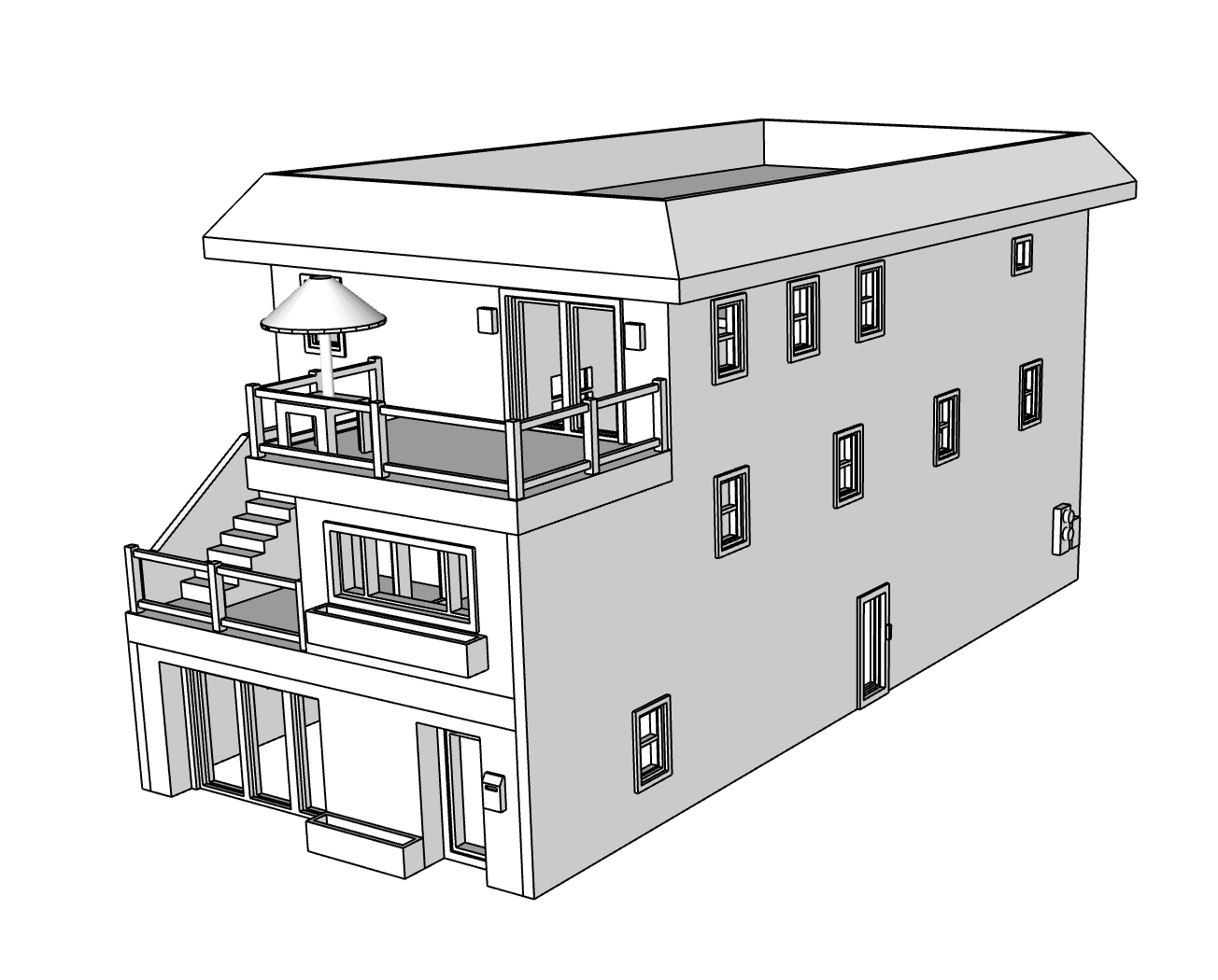 00112- N Scale Model Kit - Mission Beach Rental 3