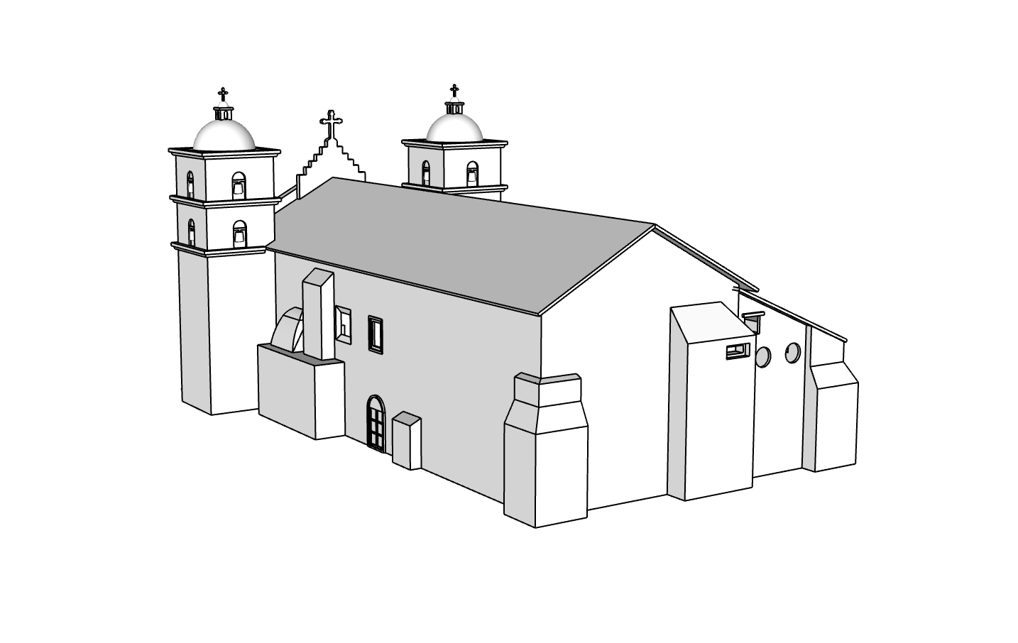 00114 - Stone Rose Mission - N Scale Model Kit