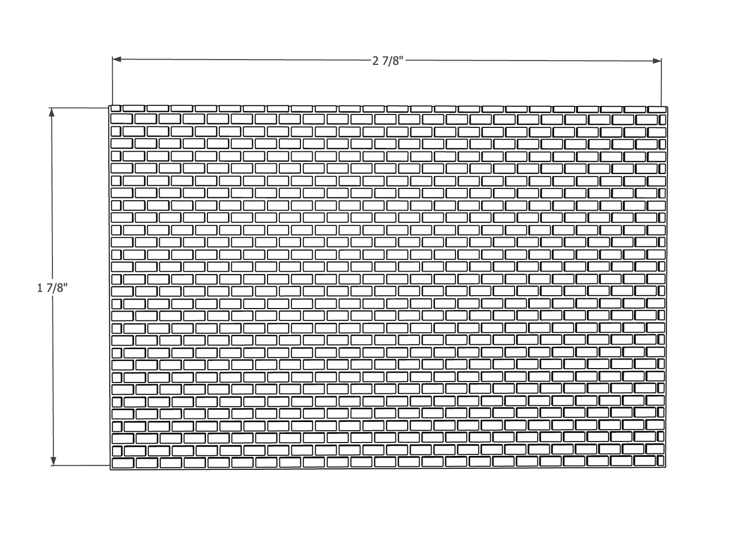 00118-2 - 3 Pack - Retaining Wall Small Block - N Scale Model Kit