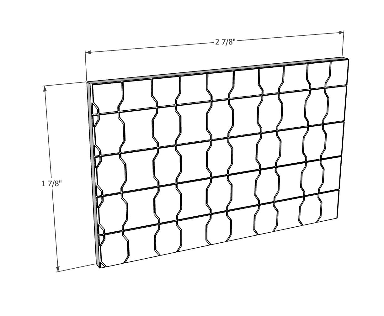 00118-4 - 6 Pack (2 ea.) - Retaining Wall - N Scale Model Kit