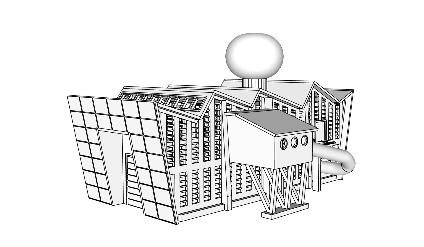 00109 - Wonder Works Kids Museum - N Scale Model Kit